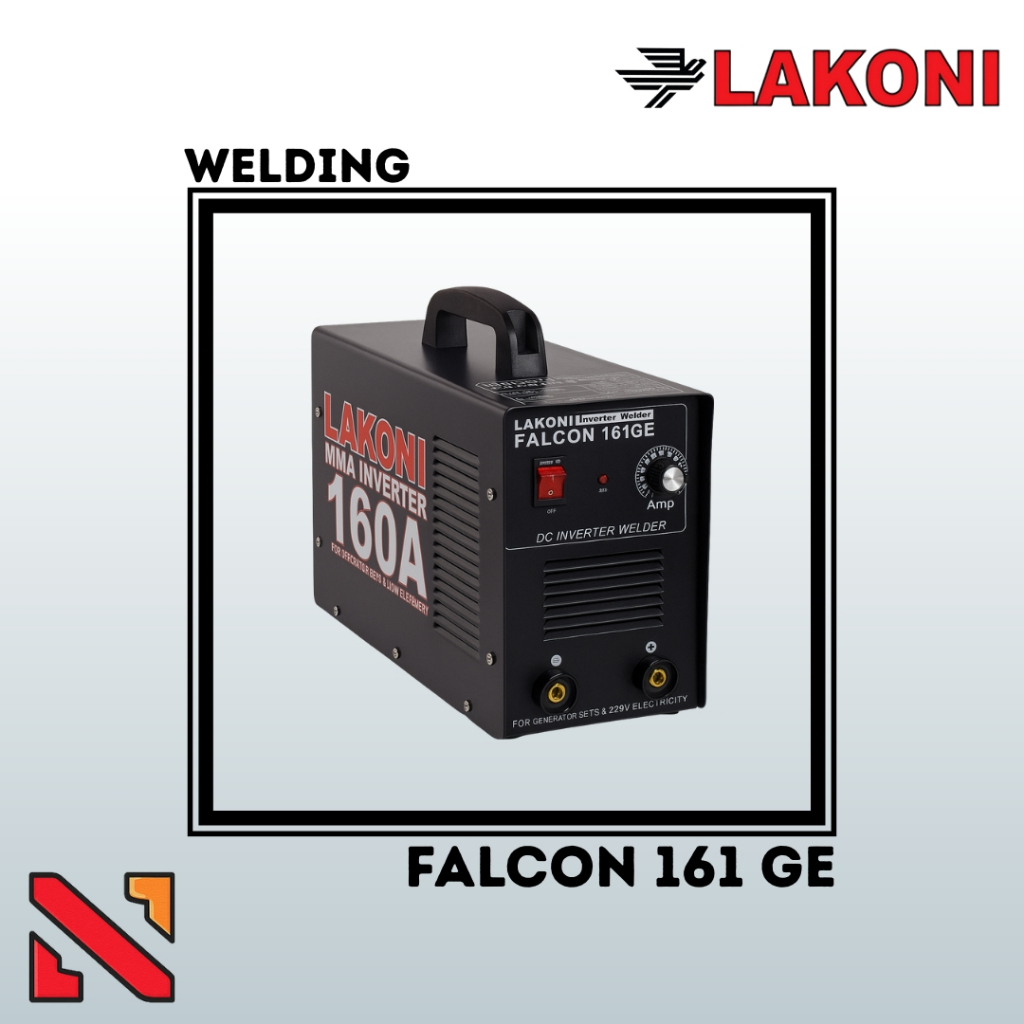 Mesin Travo Las Inverter - Lakoni Falcon 161 GE - 160 A - Inverter Welding Machine w/ GE Mosfet Syst
