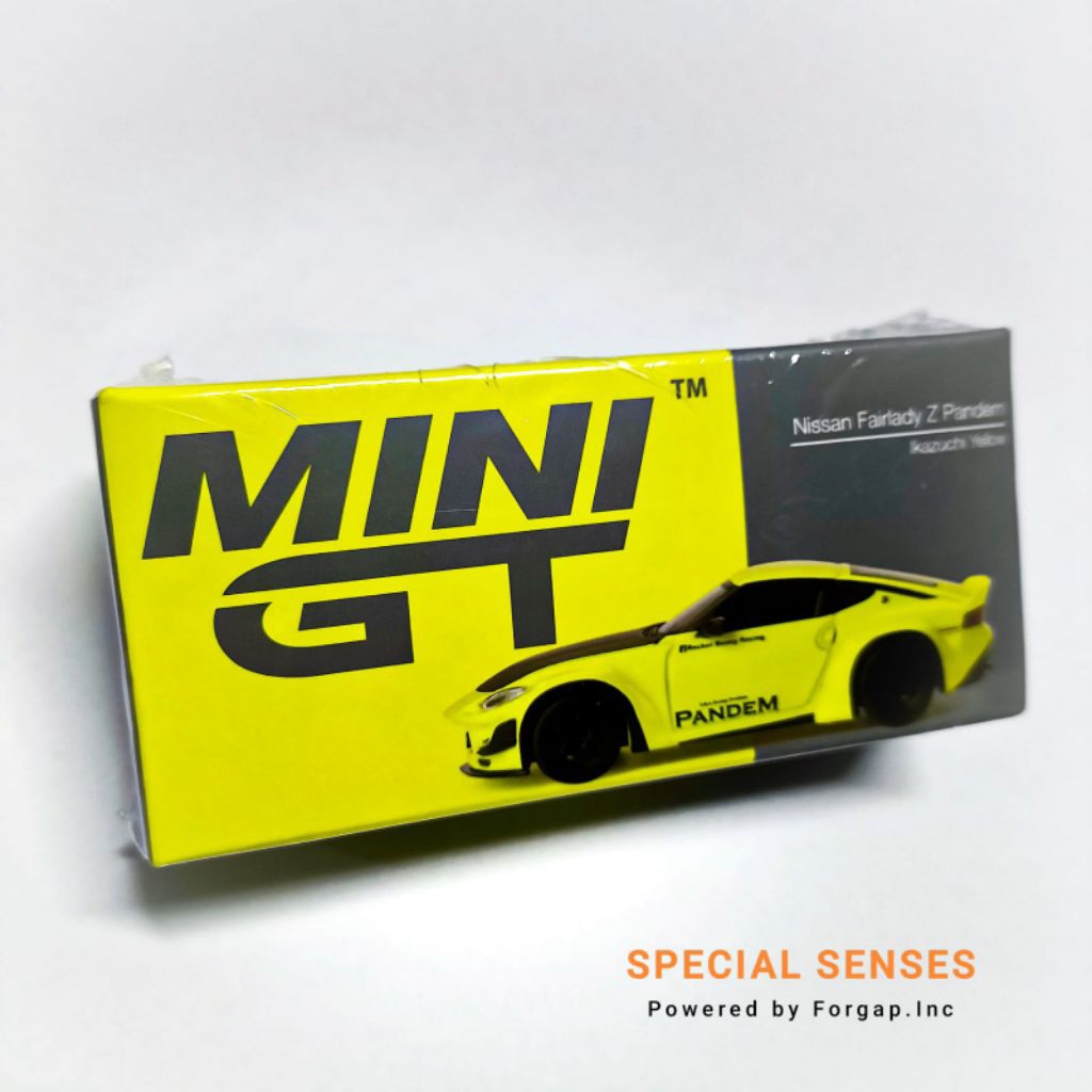 Mini GT 752 Nissan Z Pandem Ikazuchi Yellow