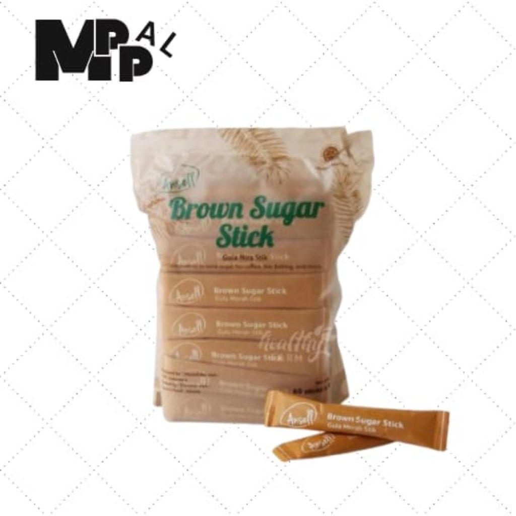

Ansell Brown Sugar 60 Sticks Sachets @8gr