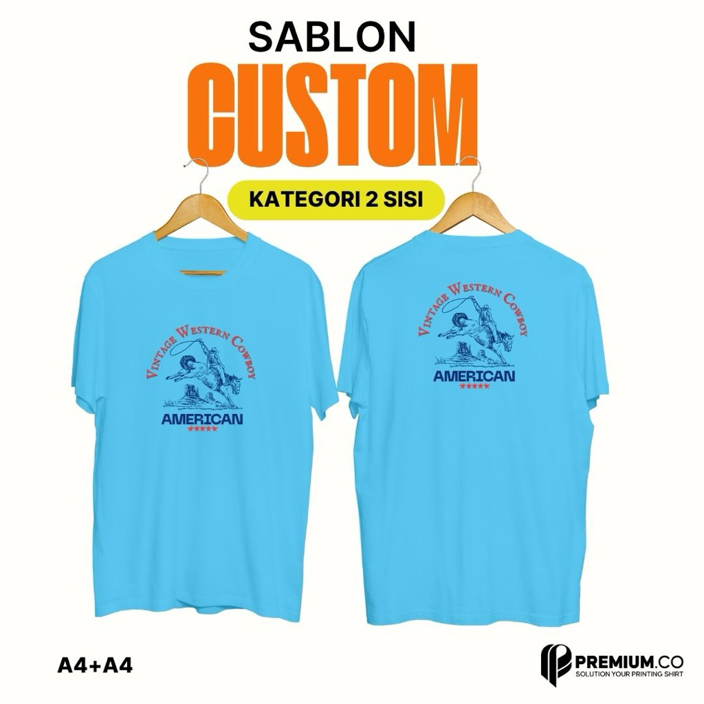 CETAK KAOS SABLON/ SABLON KAOS SATUAN / CETAK KAOS DESAIN SUKA SUKA