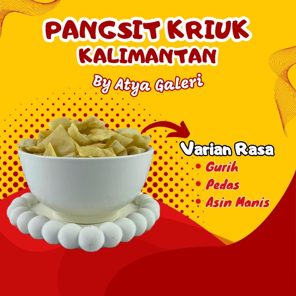 

Pangsit Kriuk Kalimantan By Atya Galeri Cemilan Kekinian Viral Trend