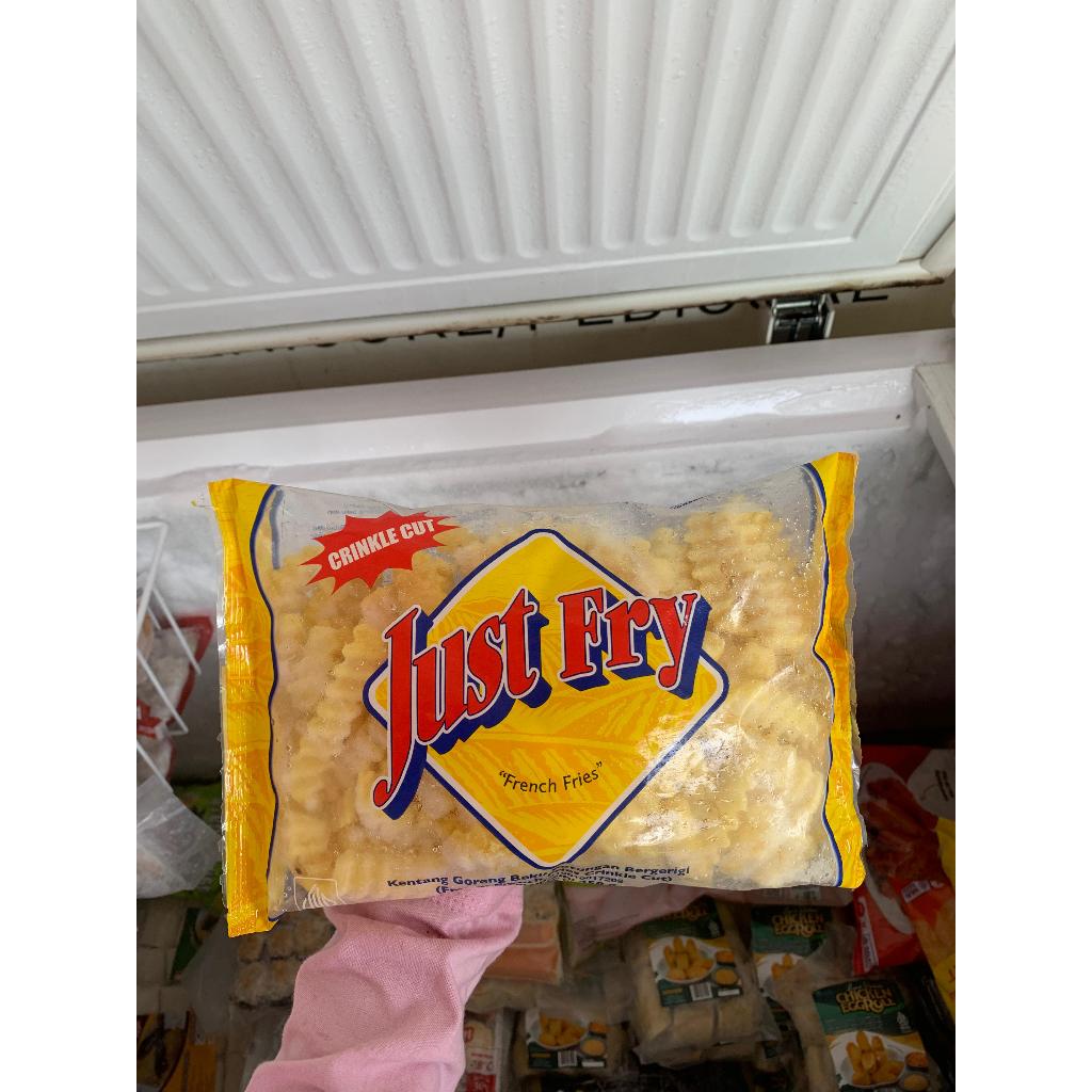 

Just Fry French Fries Crinckle Cut 450gr Kentang Beku Potongan Bergerigi