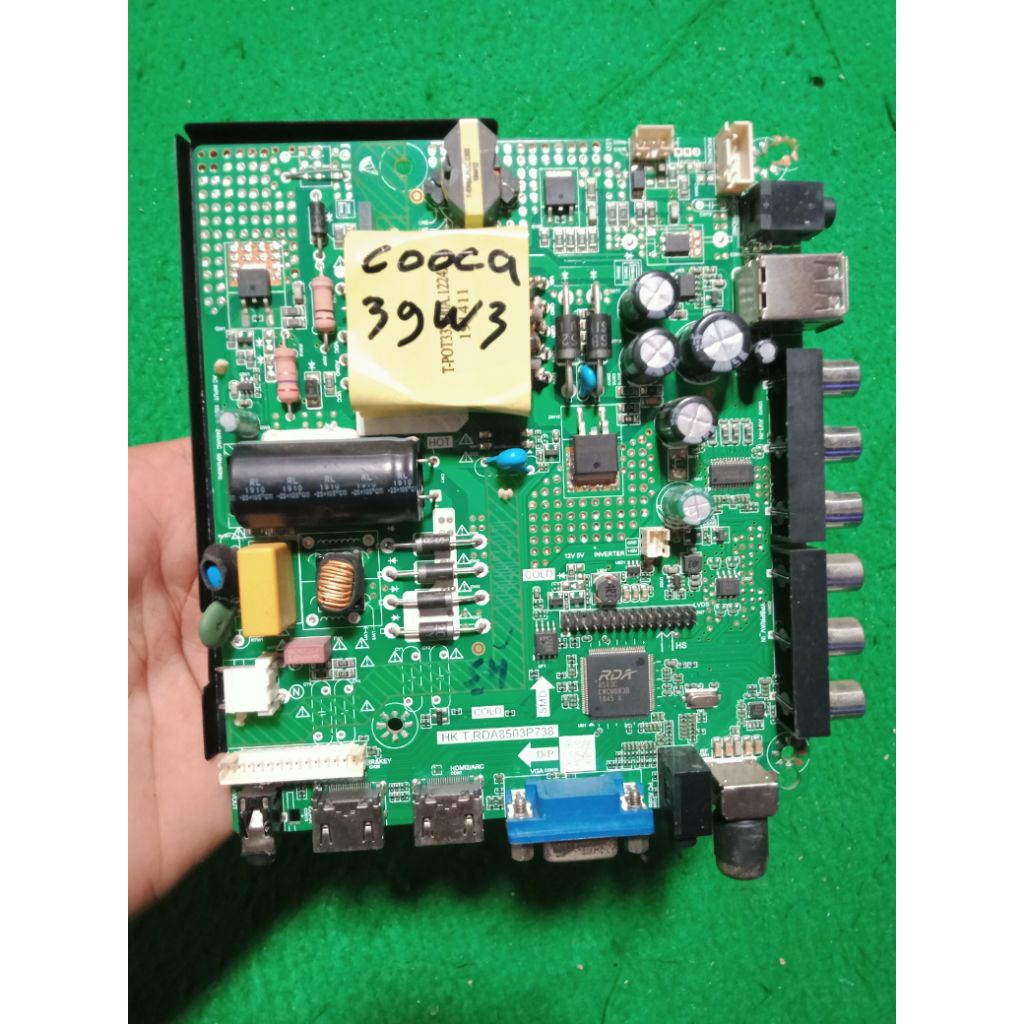 MB TV COOCAA 39W3 MAINBOARD TV COOCAA 39W3 MESIN TV LED COOCAA
