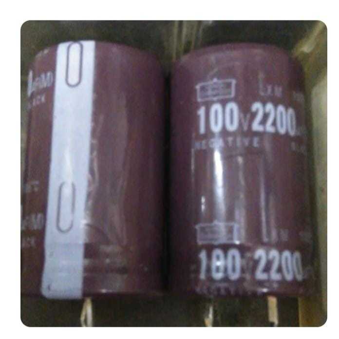 RG7491 elco 2200uf 100v nipon chemicon 25x40mn by PCM LTC GLODOK