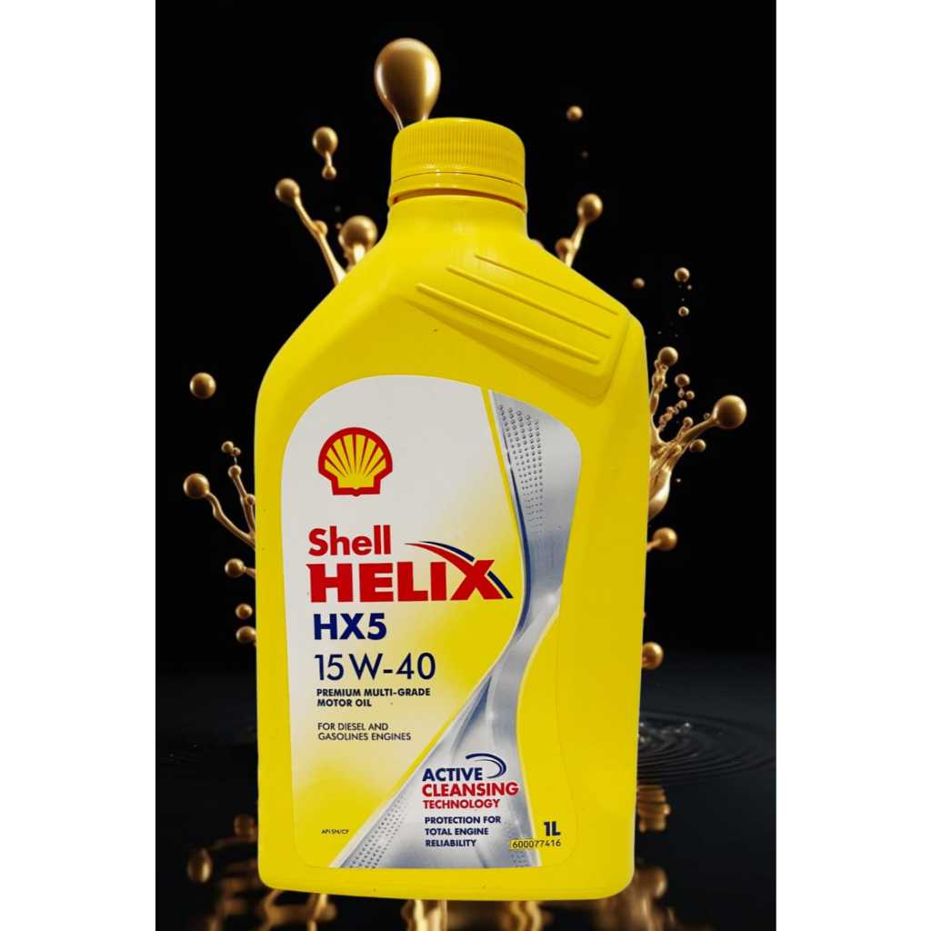 OLI SHELL HELIX HX5 1 LITER OLI MESIN HELIX HX5 1000 ML