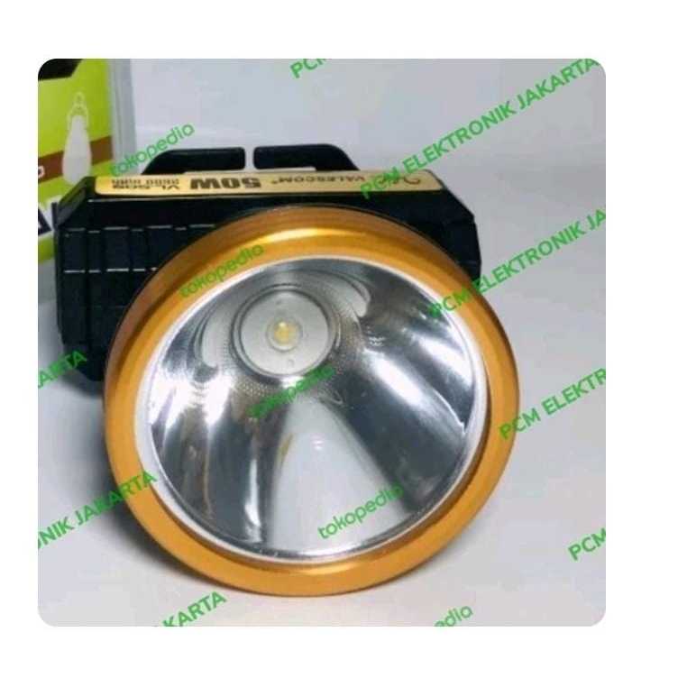 RG7515 senter kepala 50watt 50 watt 50w vl sos valescom yl cahaya kuning warm by PCM LTC GLODOK