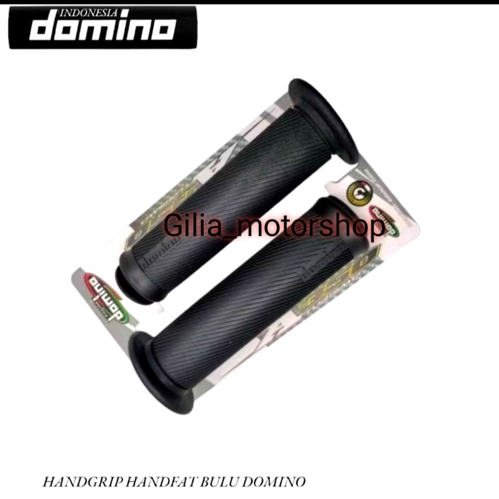 Handgrip hg66 grip Domino H0400 bulu full hitam Universal motor