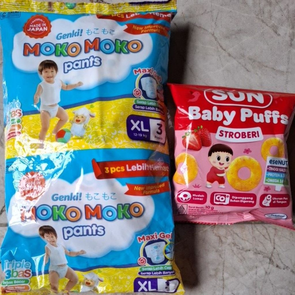 MOKO MOKO Pants_Type Celana_Isi 3 popok