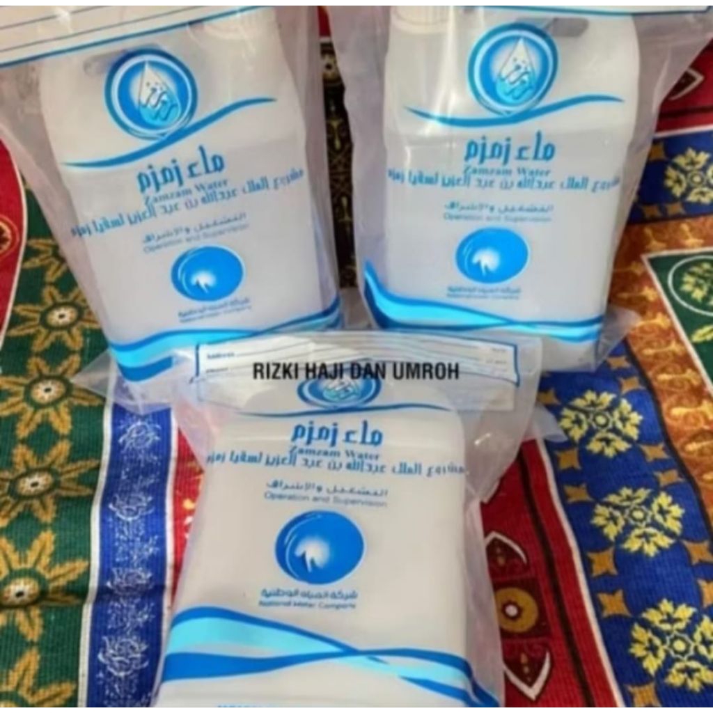 

air zamzam kemasan 1Liter oleh2 haji dan umroh geratis dus+bubble wrap