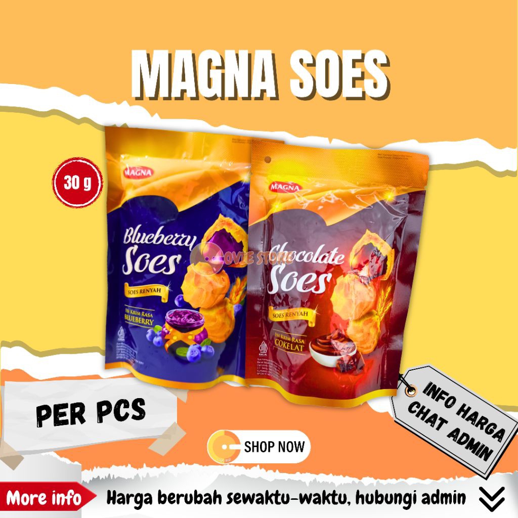 

Magna Soes Cokelat Bluberi