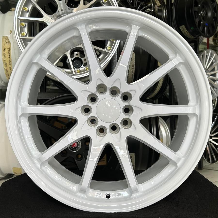 VELG MOBIL RING 18 - VELG CE 28 RING 18 LEBAR 8,5 HOLE 10X100/114,3 ET38 WARNA WHITE