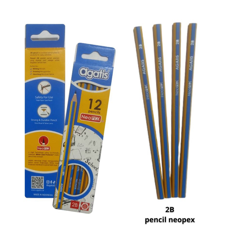 

PENCIL 2B AGATIS || 12 PCS PENCIL NEOPEX
