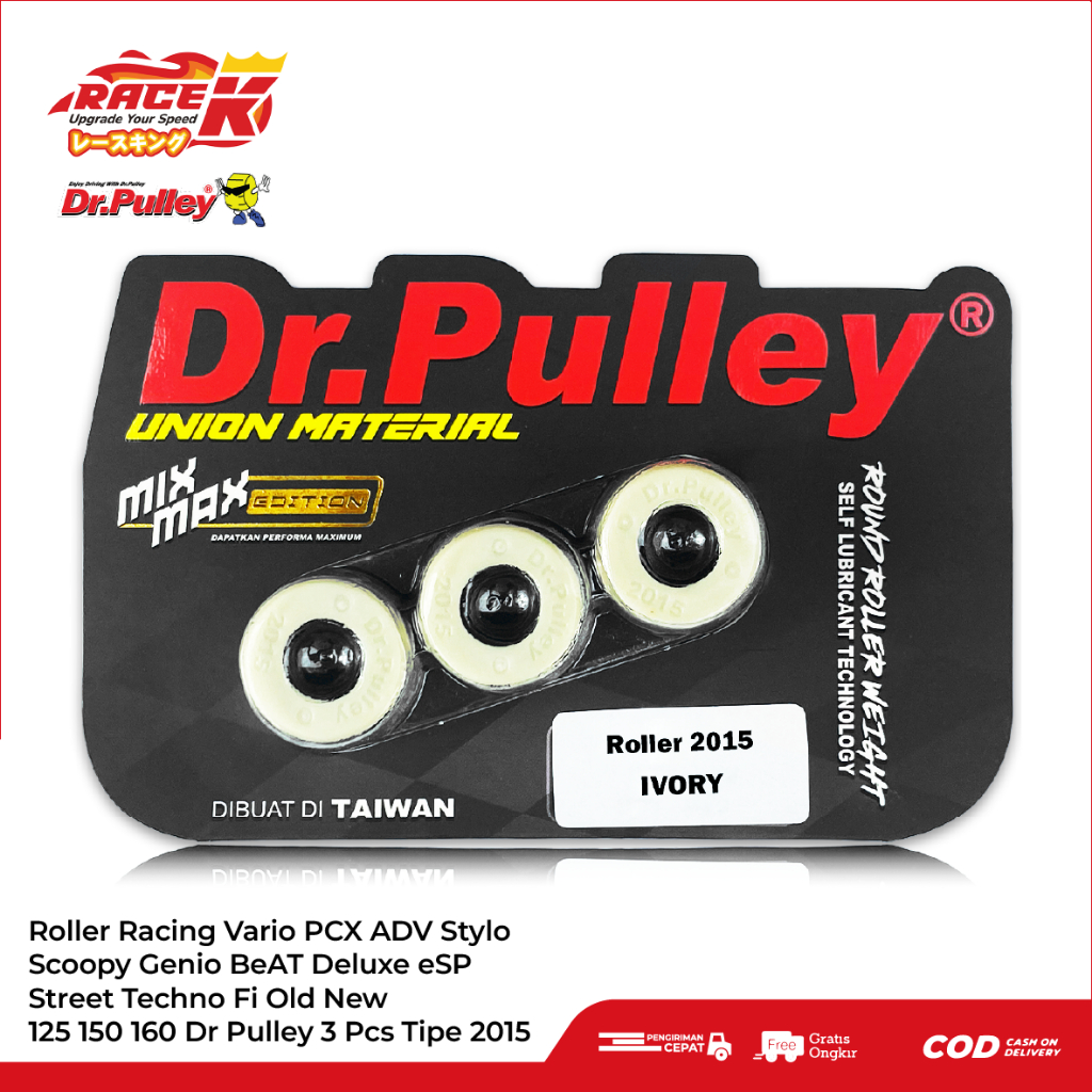 Dr Pulley Roller Racing Vario PCX ADV Stylo BeAT Deluxe Genio Scoopy Fi eSP Street Techno Old New 12