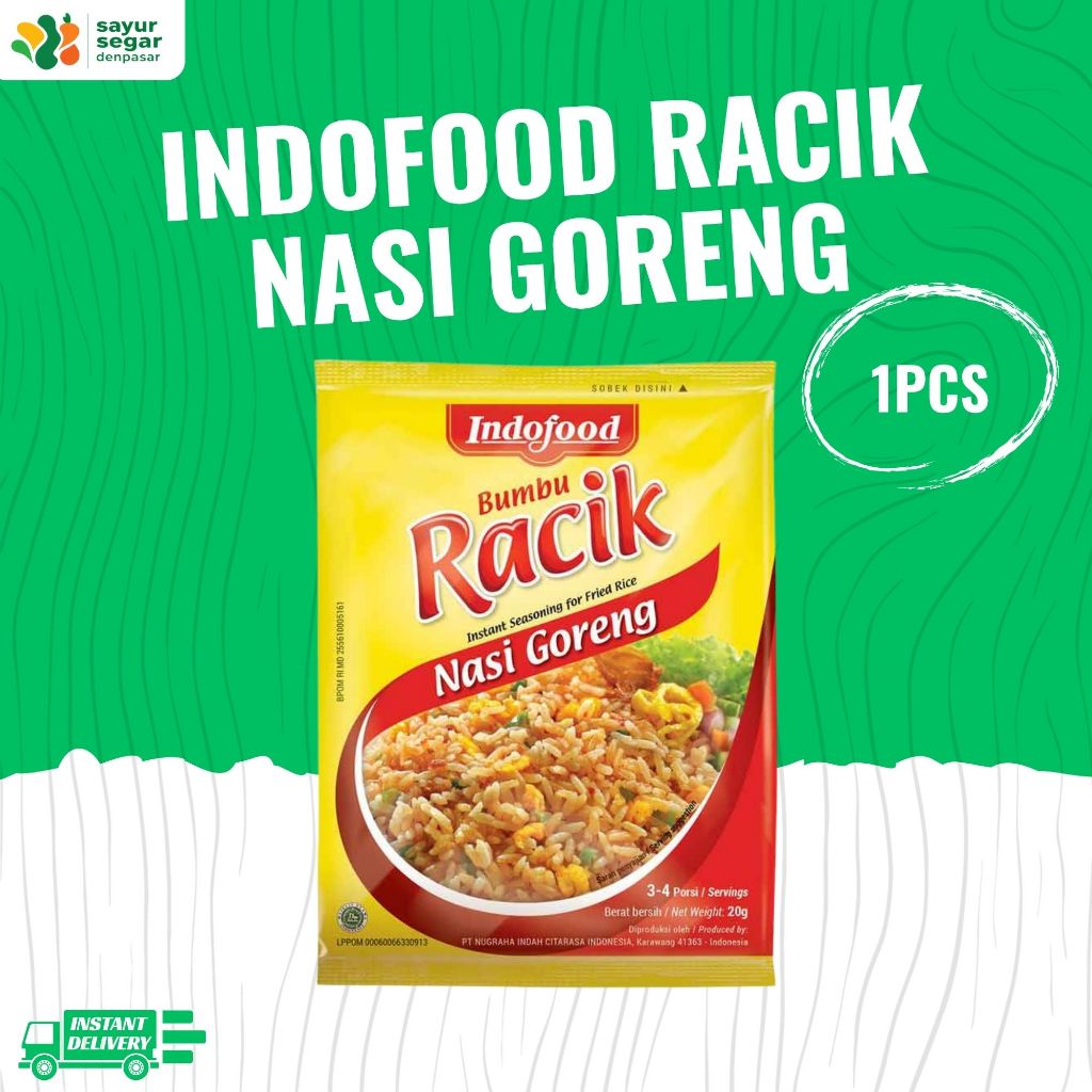 

Indofood Racik Nasi Goreng 1 pcs - Sayur Segar Denpasar
