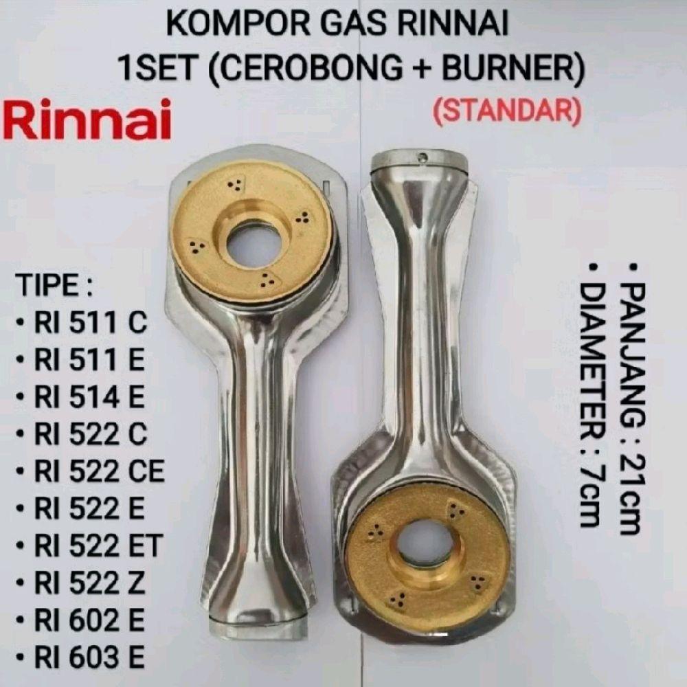 Tungku Kompor Gas Rinnai / Cerobong Kompor Gas Rinnai 1 Set