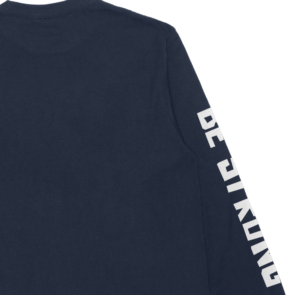 Troy Company Longsleeve Tshirt Navy Strong Undefeated - Kaos Lengan Panjang Biru Navy LSD 3162