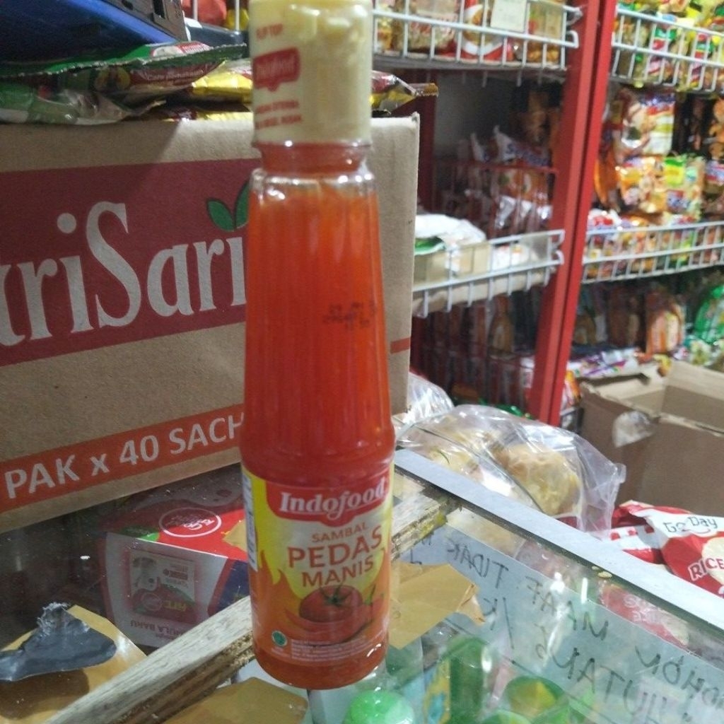 

[Harga Grosir]Saos Sambal Pedas manis Indofood kemasan 135ml kemasan 135ml