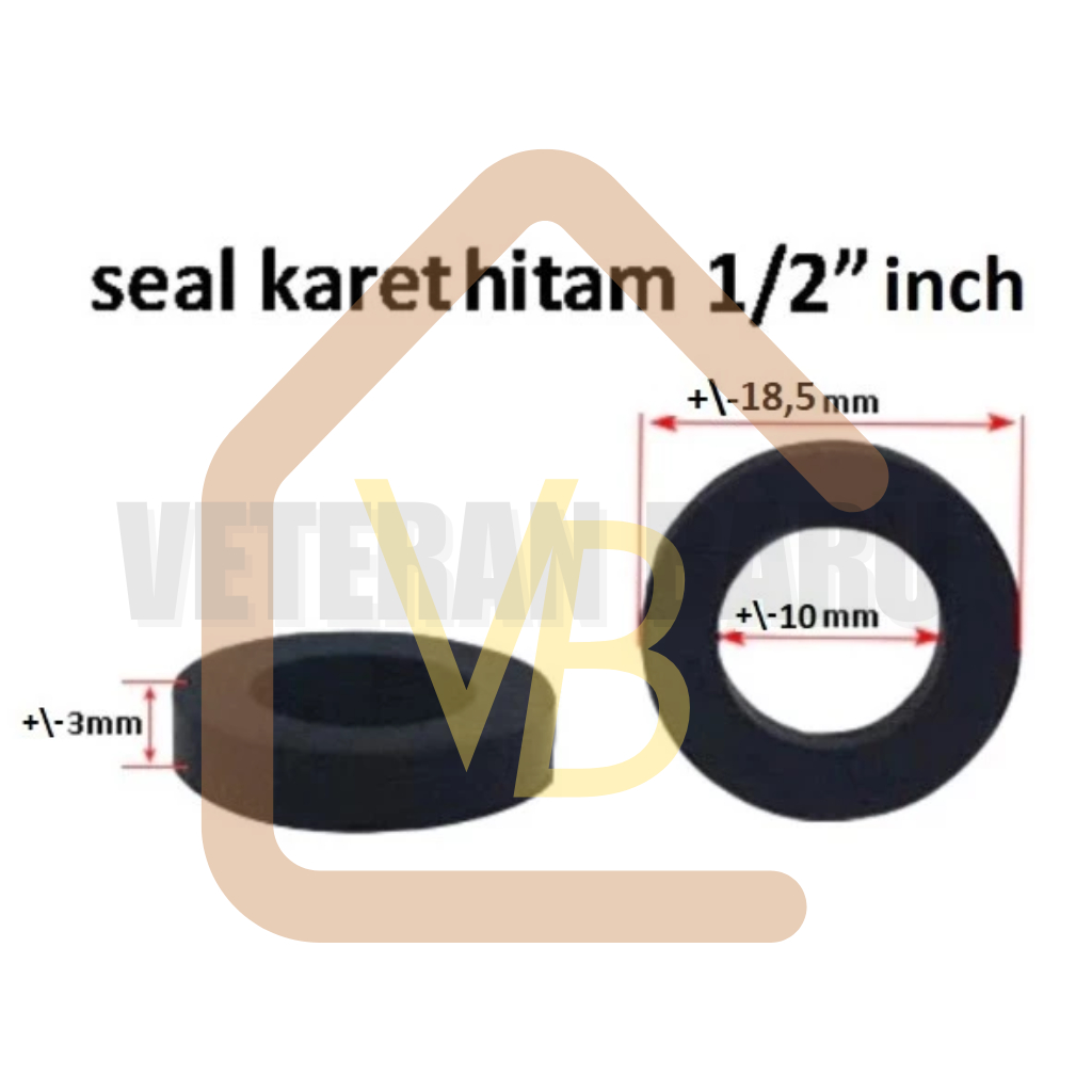 Karet Seal 1/2 " Kran Keran Selang Shower Biasa Selang O Ring