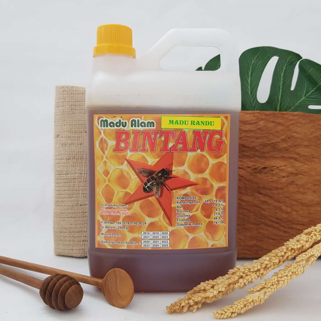 

Madu Asli | Madu Randu 1550ml/2500gr | Madu Bintang