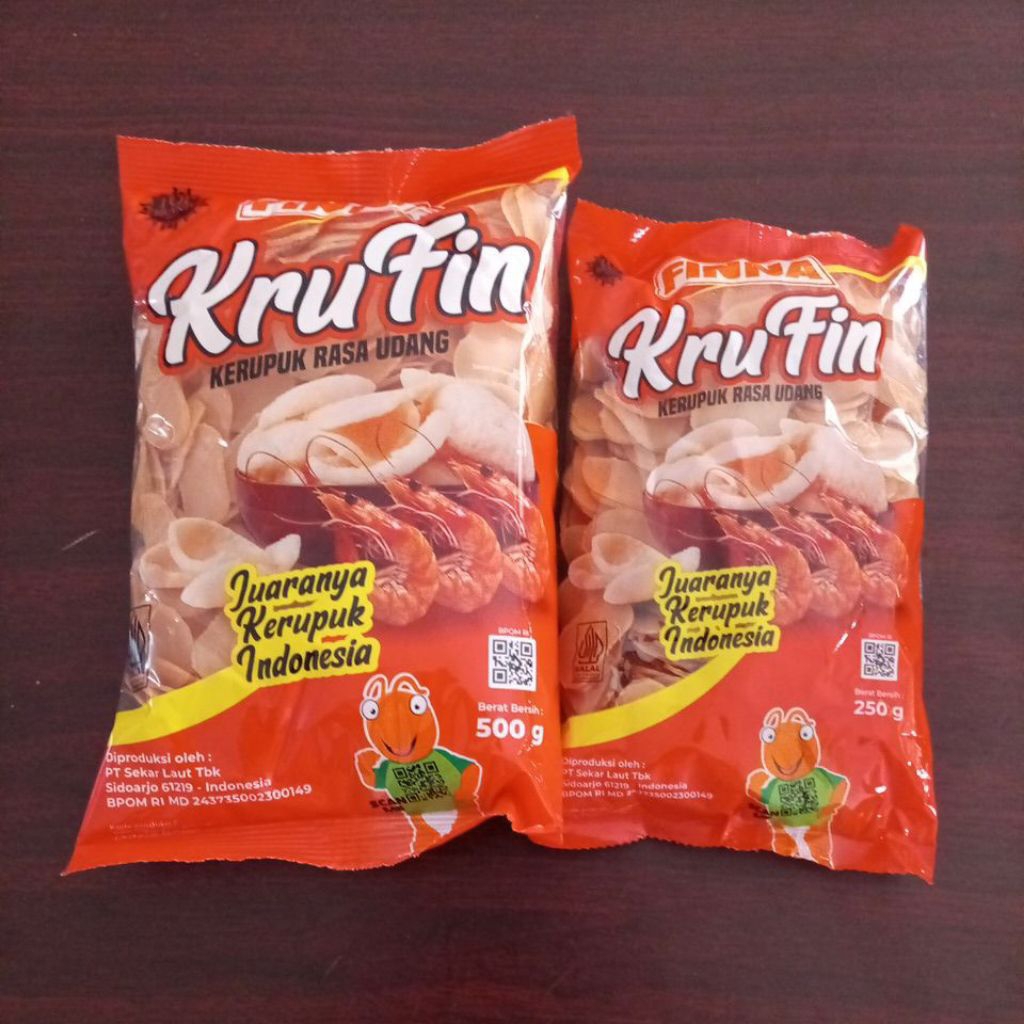

Finna KruFin Kerupuk Udang 250gr / 500gr