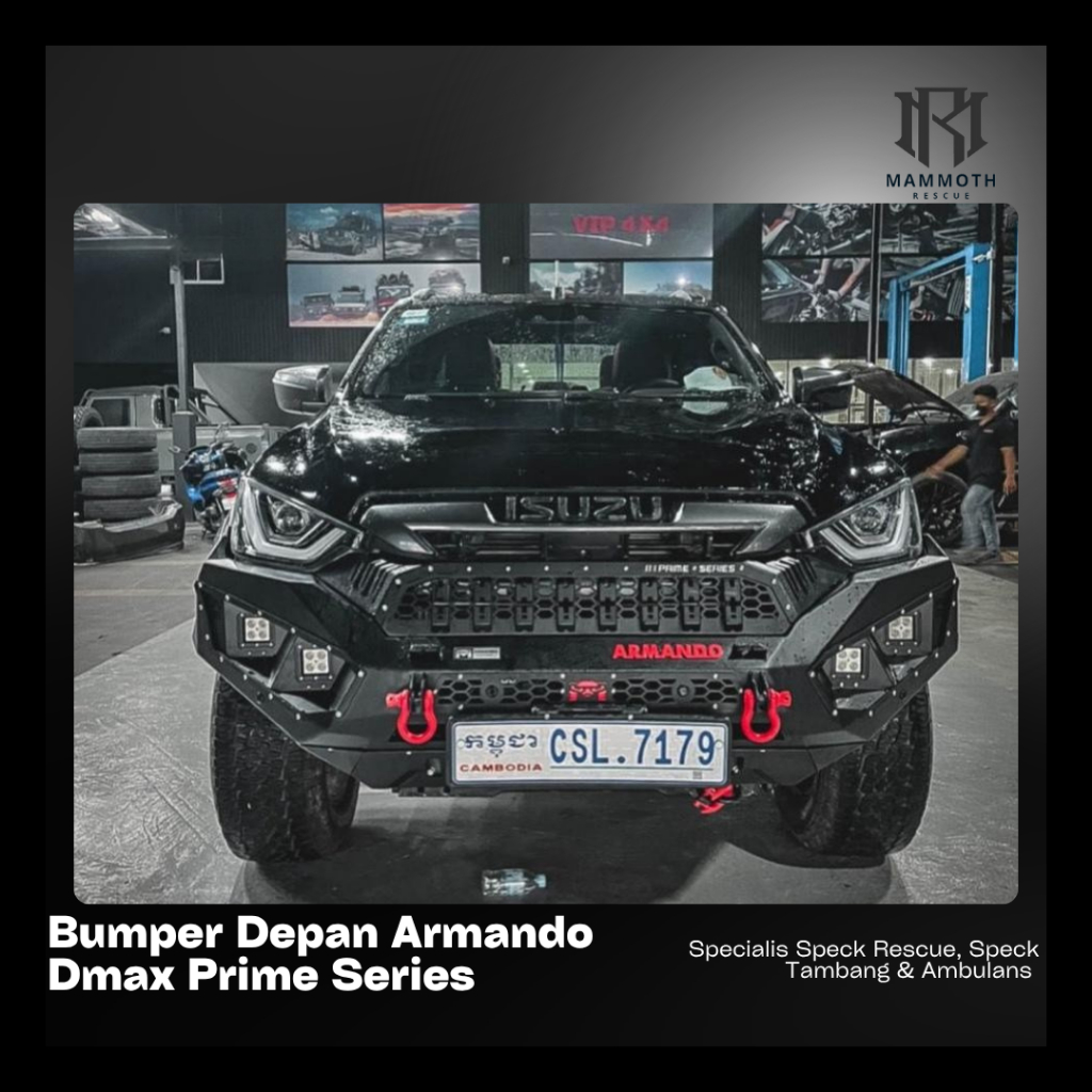Front Bumper Isuzu Dmax / Front Bullbar Dmax / Bumper Depan Double Cabin Dmax / Bumper Depan Armando