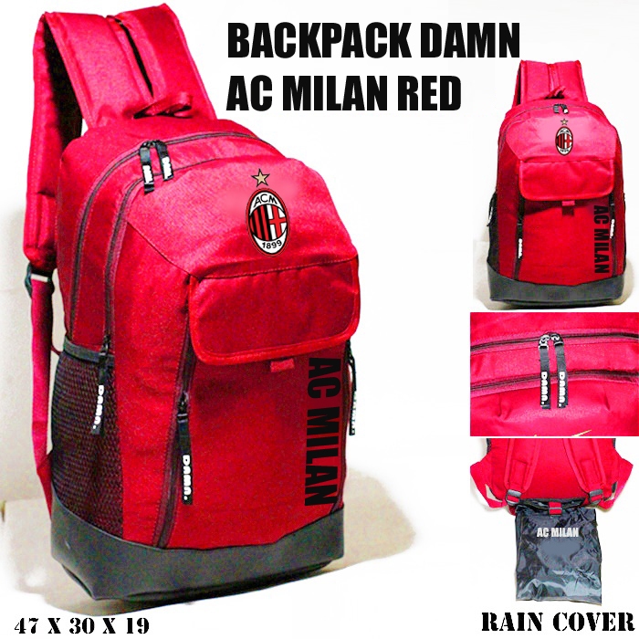 TAS MILANISTI - BACKPACK ROSSONERI - TAS RANSEL AC MILAN - TAS GENDONG MILAN