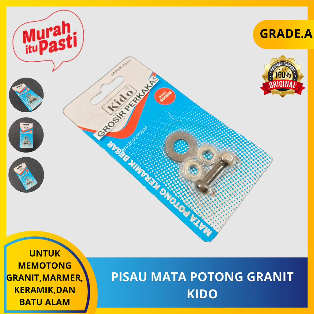 

PISAU/MATA POTONG GRANIT KIDO-cutter wheel mata pisau potong granit dorong tile cutter blade kido 60. [A][#DLL]