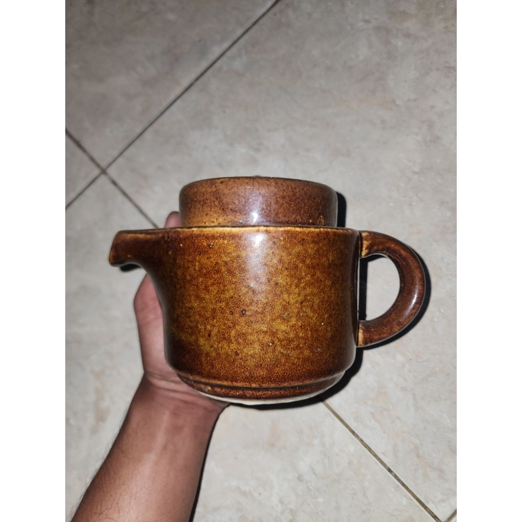 barang jadul teko keramik unikk peninggalan mbah