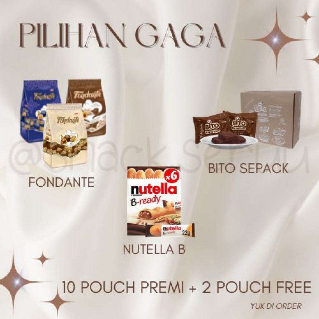 

snack premium di @snack.seruu (sistem PO)