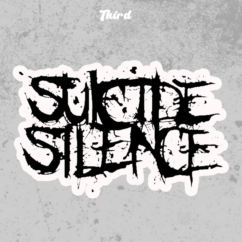 

Sticker suicide silence vinil cutting logo / sticker band / sticker metal