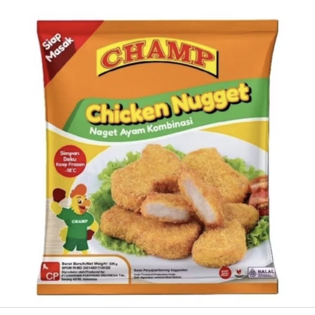 

Chiken Nugget champ 225gram