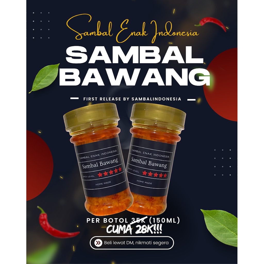 

Homemade Sambal Bawang by Sambal Enak Indonesia