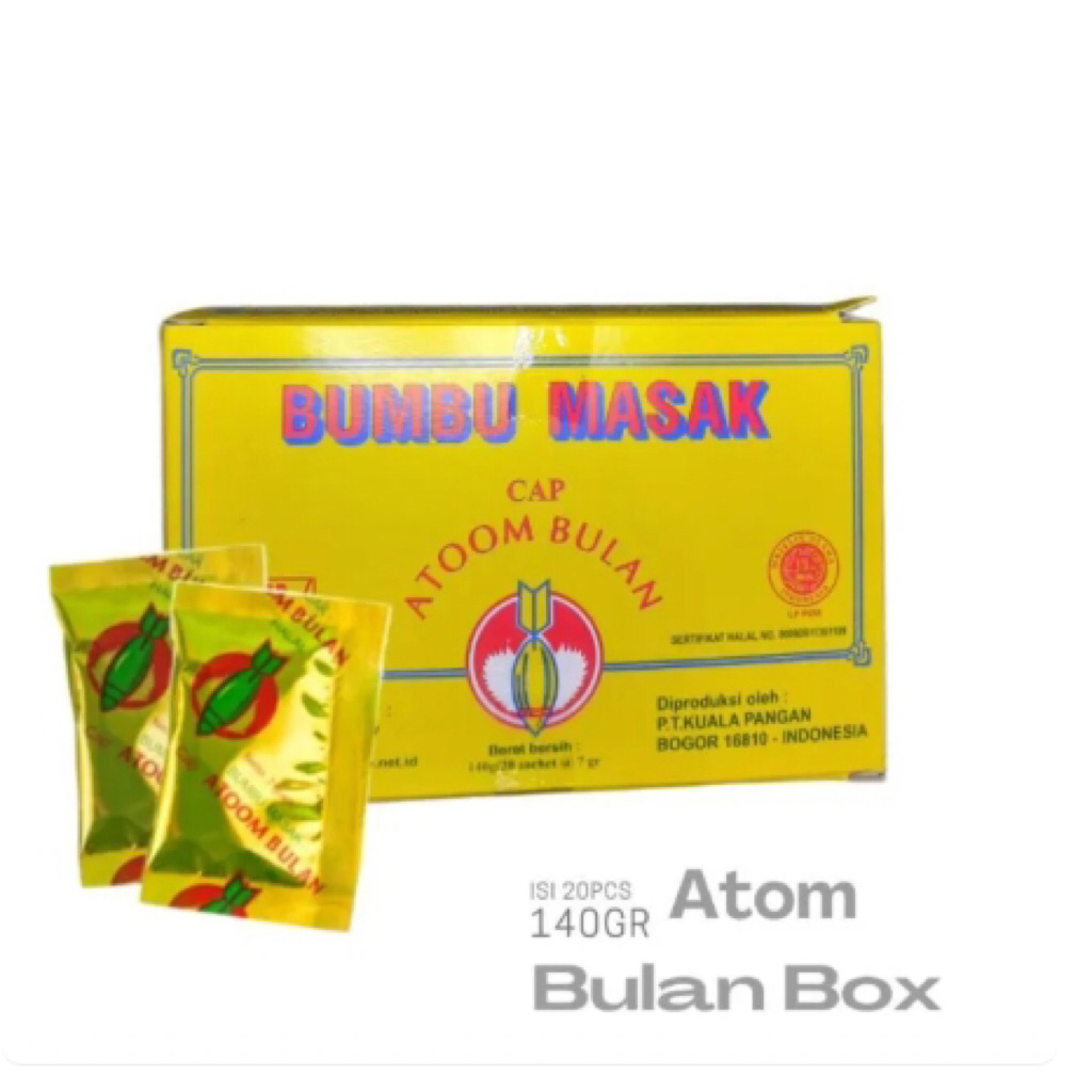 

Bumbu Masak Cap Atoom Atom Bulan 1 Pak Ayam Bawang