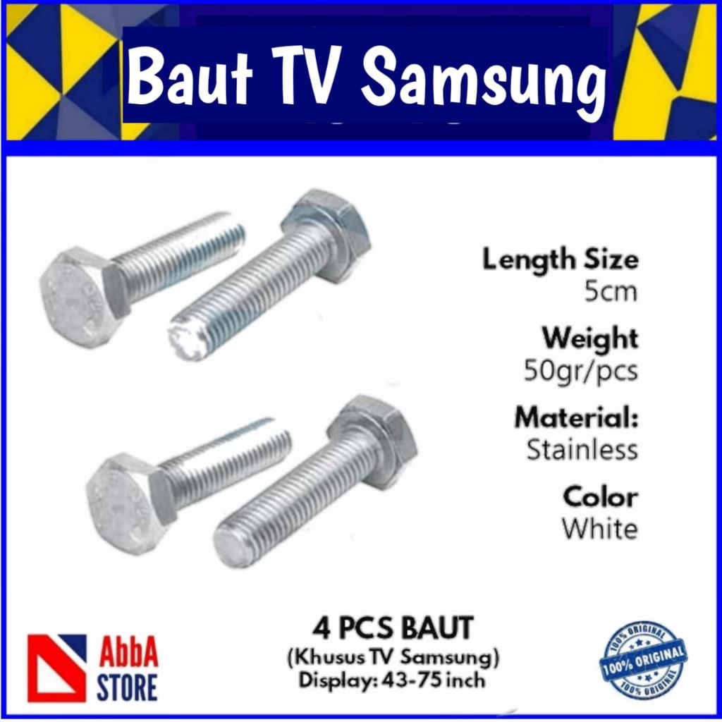 Baut TV Samsung 43-85 Inch
