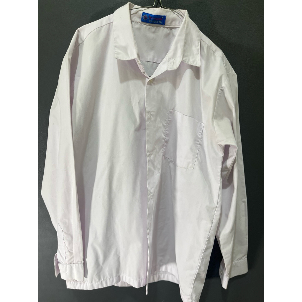 preloved ByOchae baju kemeja putih polos seragam sekolah smk wanita pria
