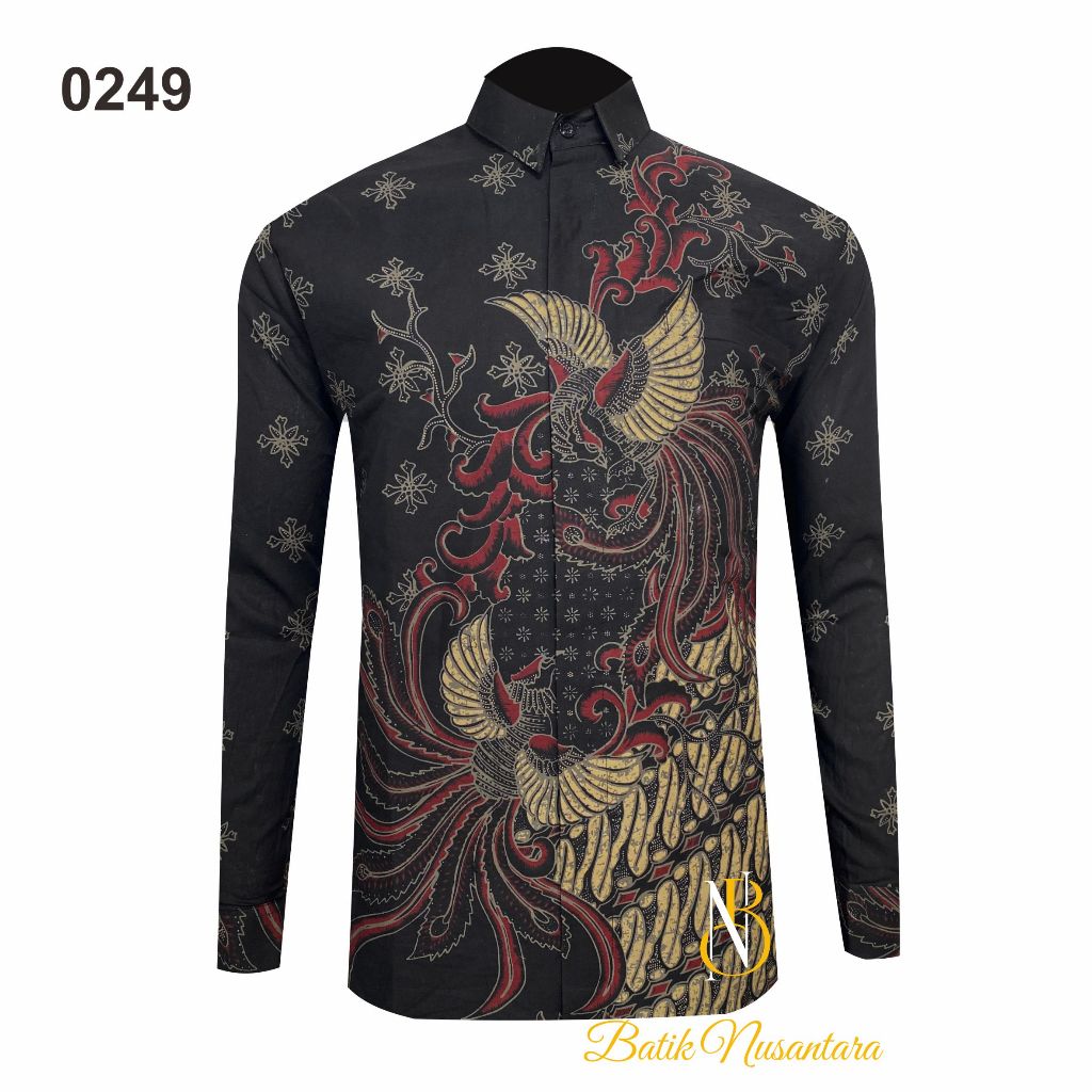 

Batik Nusantara Indonesia Kemeja Batik Slimfit Lapis Furing 0249 / Batik Pria