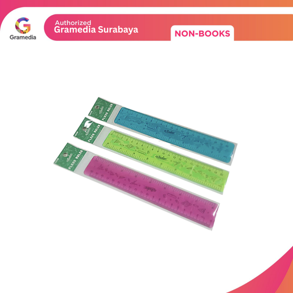 

Gramedia Surabaya NB - ESTUDEE FLEXY RULER 30 CM
