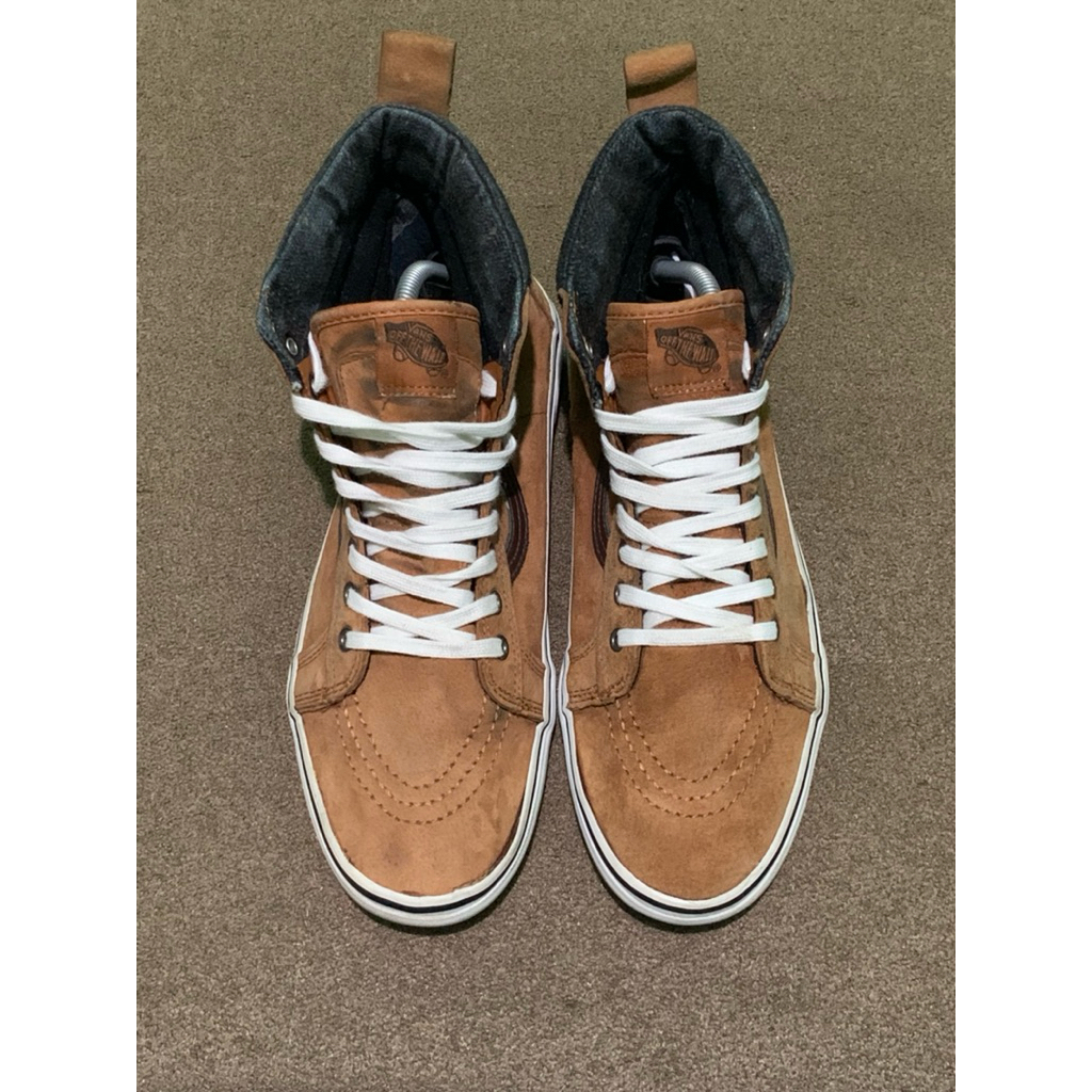 vans sk8 hi brown second size 43