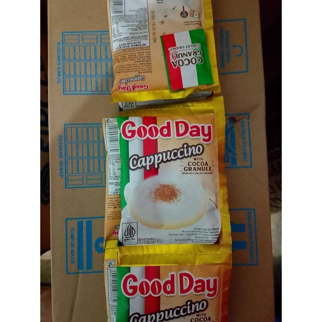 

Goodday cappuccino sachet isi 10 pcs