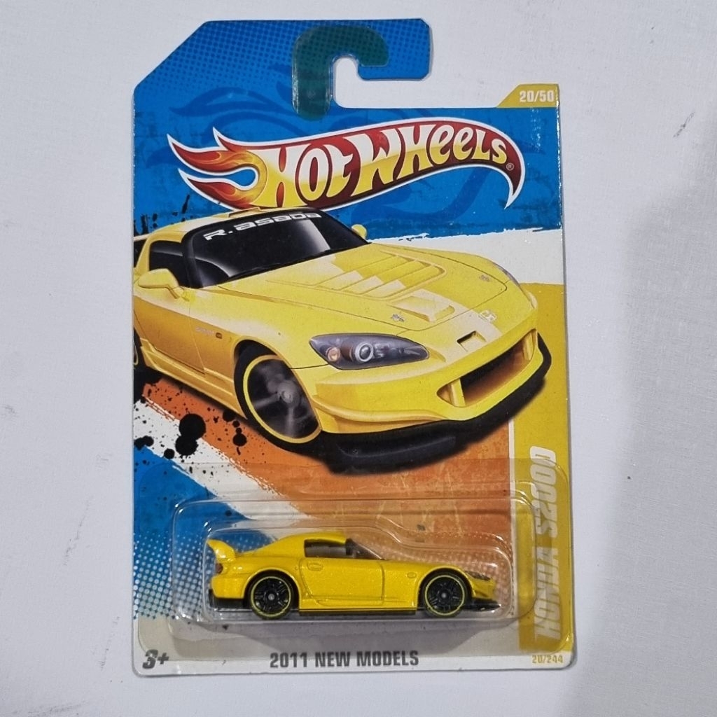 Hotwheels Honda S2000 kuning First Edition FREE PROTEKTOR