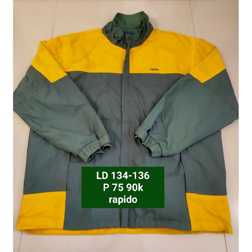 Jaket Rapido Green Yellow