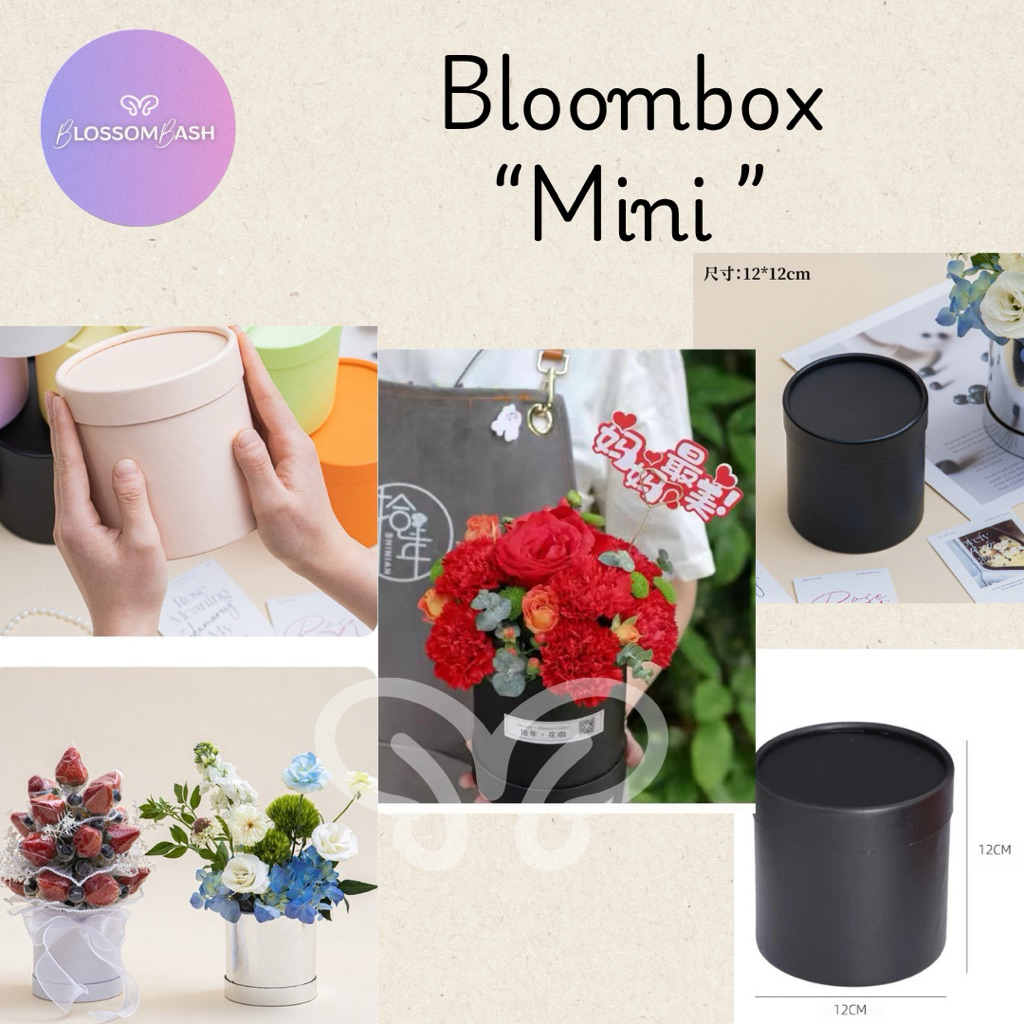

WAJIB C/O XTRA BUBLE WRAP / BloomBox Bulat / Box Bunga / Kotak Bunga / Flower Box / Gift Box / Box Bouquet