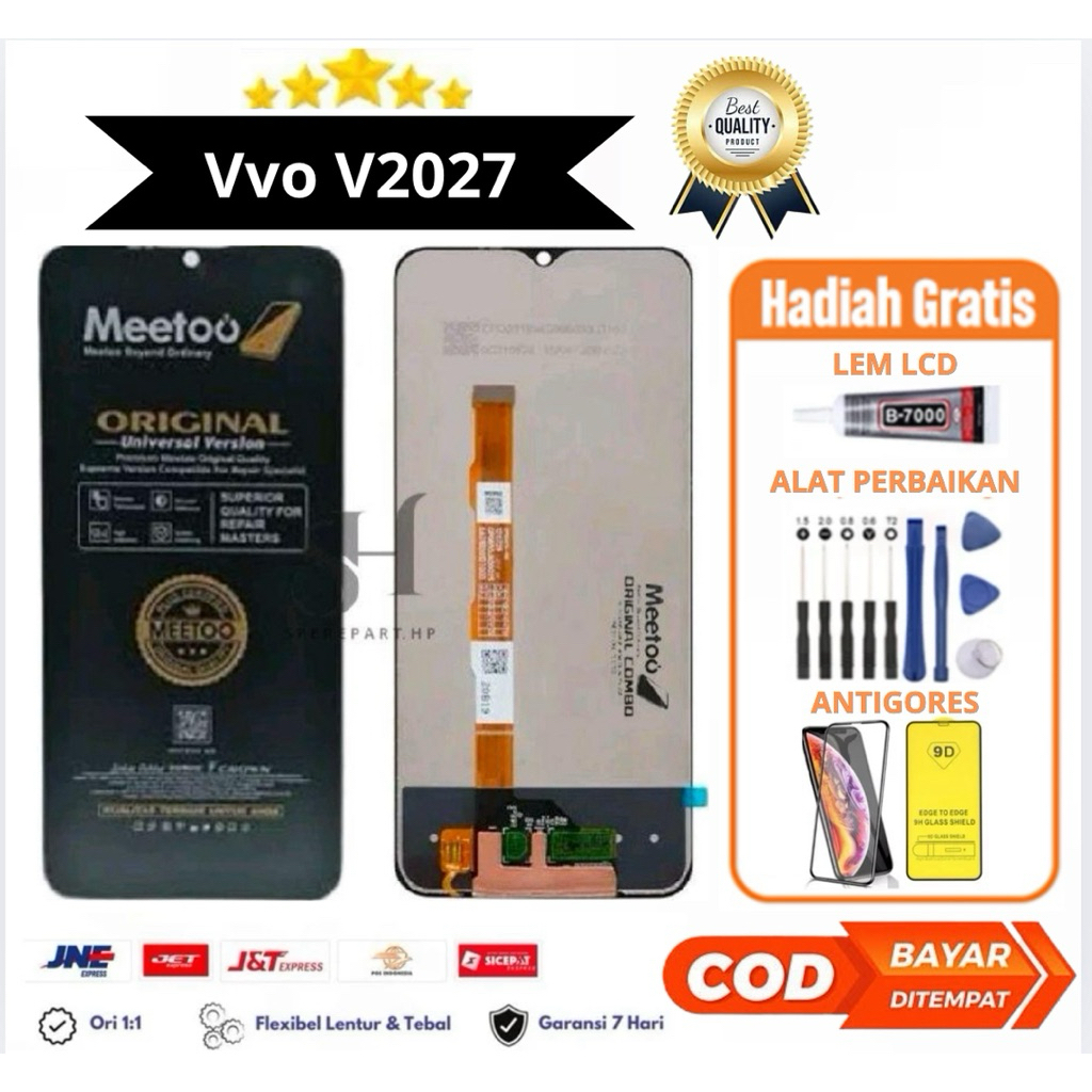 Lcd Touchscreen Vivo V2027 Fullset Original Gratis Lem obeng antigores