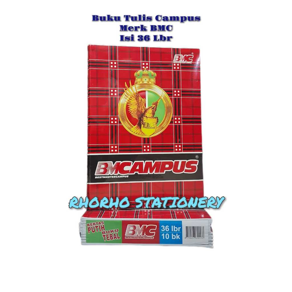 

BUKU TULIS BMC CAMPUS 36 LEMBAR {1 PACK ISI 10 BUKU}