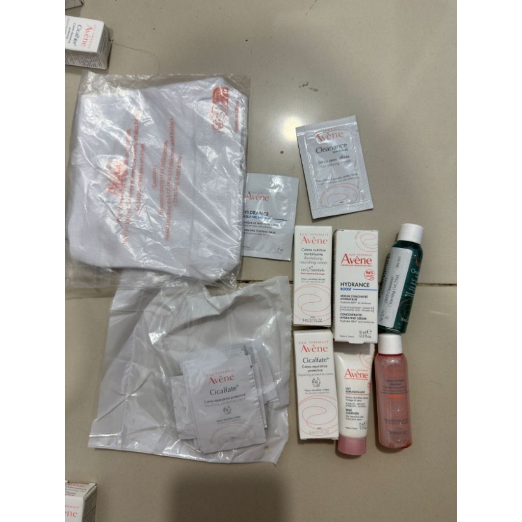 Avene Sample Sizes / Ukuran Sample