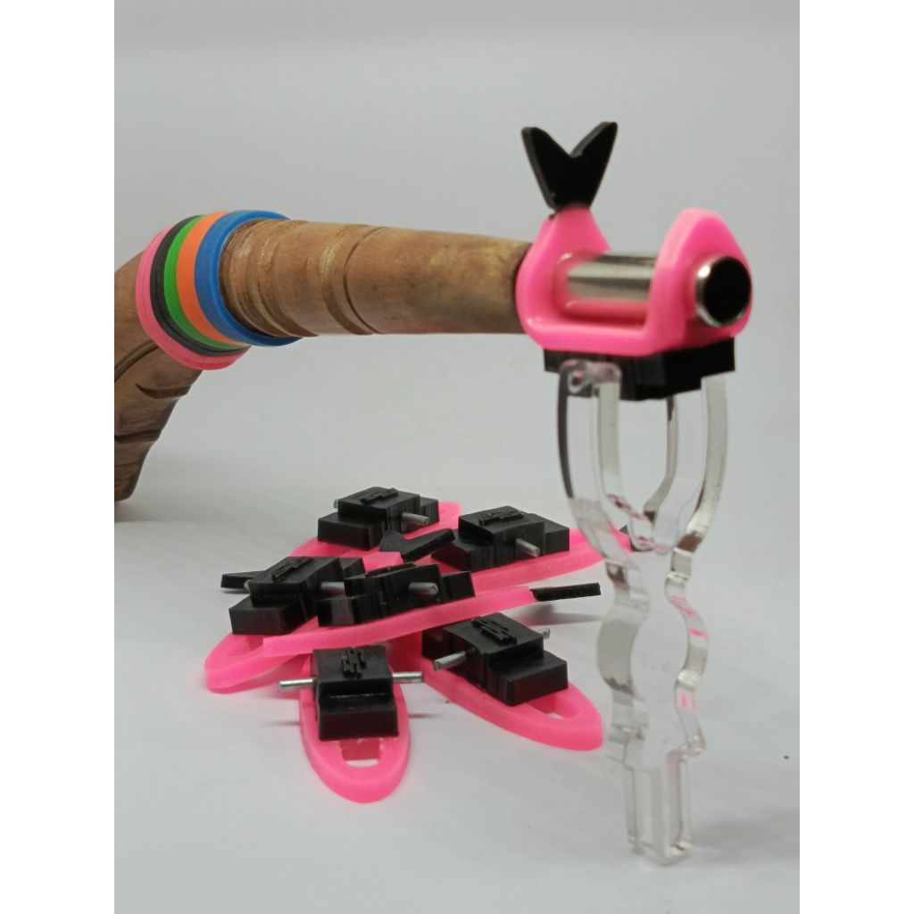 PROFESSIONAL STRIKE karet sensitif saka holder pion joran timbang cabut pahul anti badai pink