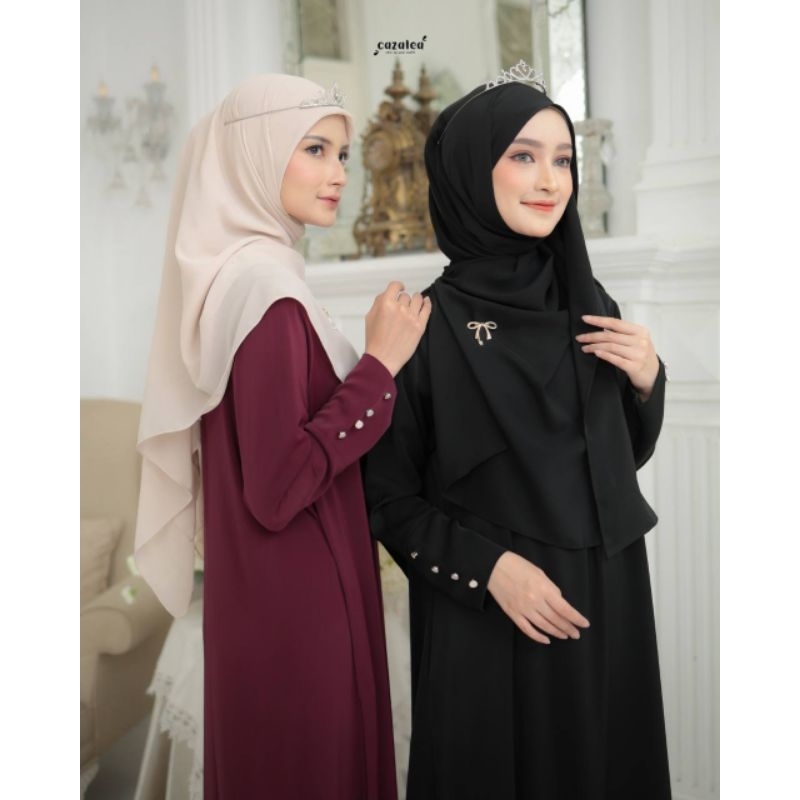 [OPEN PRE ORDER] ZARA ABAYA ANTI UV BY CAZALEA gamis simple slimfit adem dipakai seharian