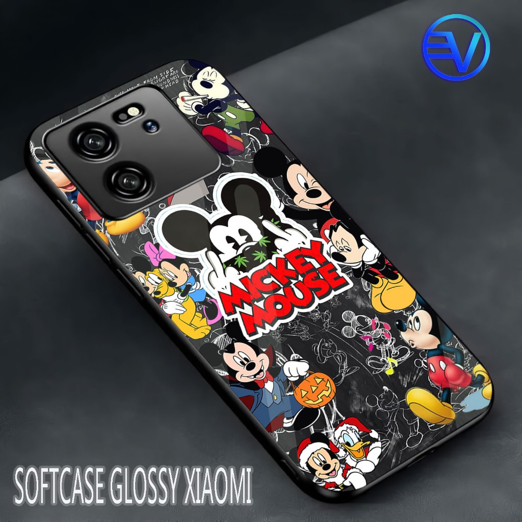 [ GT73 mickey mouse ] Softcase MI 10T PRO,11T,11T PRO,12T,13T Case Kilau Mirror Sublime Silikon Xiao