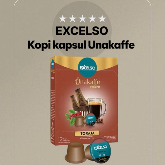 

Kopi Excelso Unakaffe Kapsul Toraja