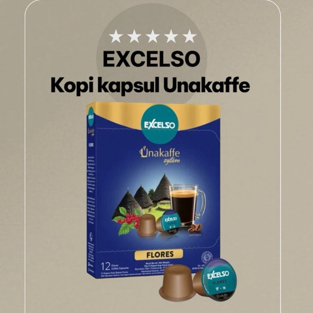 

Kopi Excelso Unakaffe Kapsul Flores